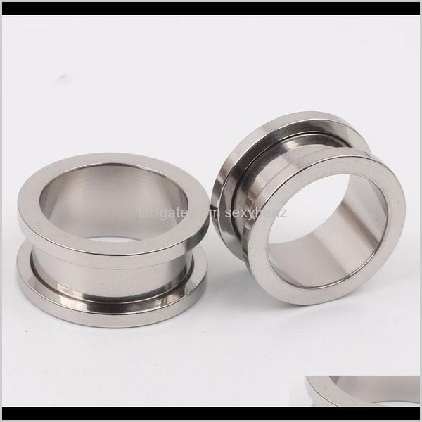 & tunnels drop delivery 2021 mix 2~10mm 50pcs stainless steel sier ear plugs body jewelry flesh tunnel pierce wmis7, Silver
& tunnels drop delivery 2021 mix 2~10mm 50pcs stainless steel sier ear plugs body jewelry flesh tunnel pierce wmis7, Silver