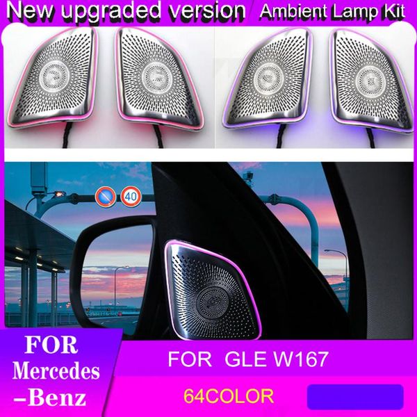 ambient light suitable for - gle w167 tweeter luminous cover a-pillar horn trim synchronou original car 64 color interior&extern interior&ex
ambient light suitable for - gle w167 tweeter luminous cover a-pillar horn trim synchronou original car 64 color interior&extern interior&ex