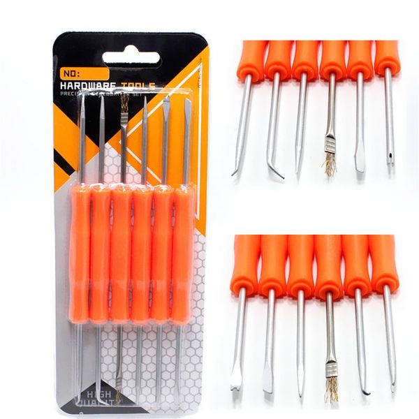 professional hand tool sets 6pcs desoldering aid kit soldering for precision electronic components cleaning repair tools
professional hand tool sets 6pcs desoldering aid kit soldering for precision electronic components cleaning repair tools