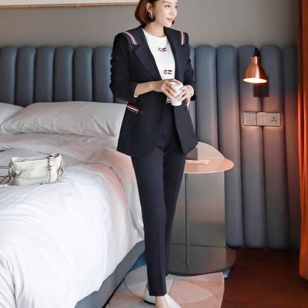 fall winter koeran fashion ol business 2 female ensemble unique in blazers jacket and pants suits two pieces together, White
fall winter koeran fashion ol business 2 female ensemble unique in blazers jacket and pants suits two pieces together, White