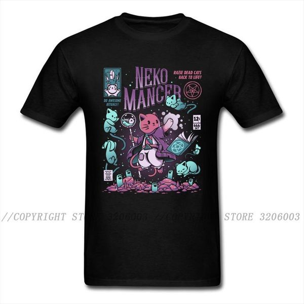 nekomancer dead cats back mens to life letter anime print tees cotton clothes japan black kawaii, White;black
nekomancer dead cats back mens to life letter anime print tees cotton clothes japan black kawaii, White;black