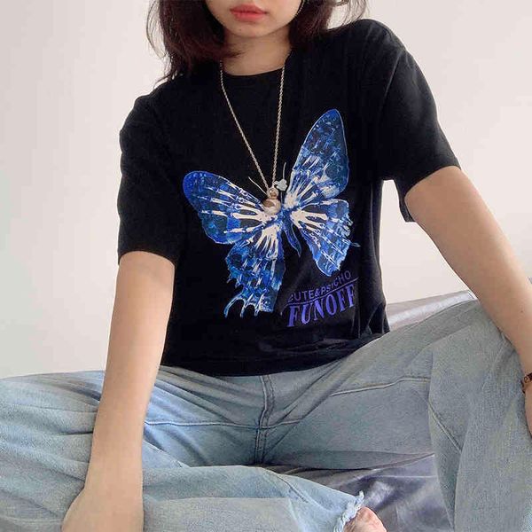 pattern women t butterfly shirt streetwear short sleeve hip hop outfits casual loose oversized summer female tshirt, White
pattern women t butterfly shirt streetwear short sleeve hip hop outfits casual loose oversized summer female tshirt, White