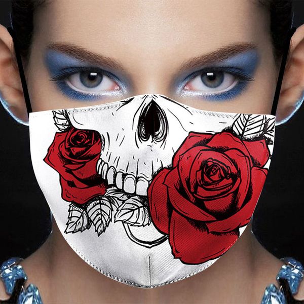 funny rose skull clown mouth cosplay women's men masks face-protection cycling spots breathable halloween party mask
funny rose skull clown mouth cosplay women's men masks face-protection cycling spots breathable halloween party mask