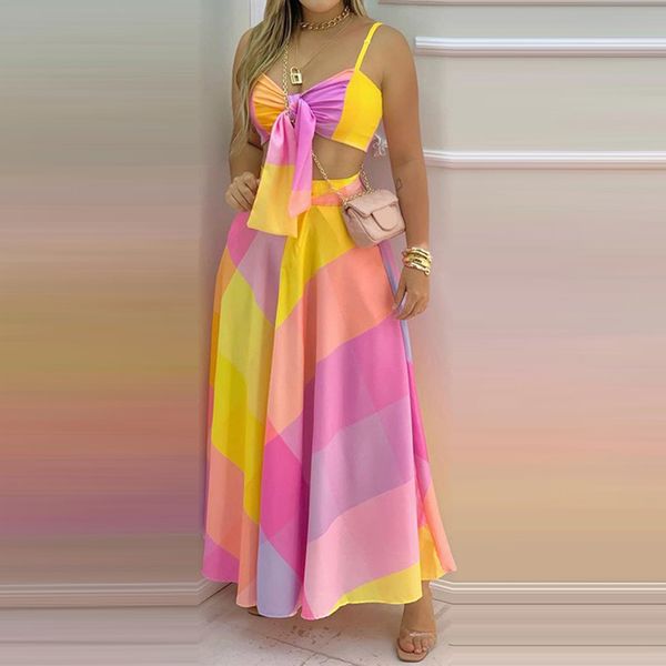 colorful square skirt tracksuit woman two pieces boho outfit suits halter sling tanks and ruched long skirts matching sets 210521, White
colorful square skirt tracksuit woman two pieces boho outfit suits halter sling tanks and ruched long skirts matching sets 210521, White