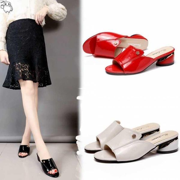 sandals fashion fish mouth women's middle heel thick 2021 summer soft leather sandals, large size shoes, Black
sandals fashion fish mouth women's middle heel thick 2021 summer soft leather sandals, large size shoes, Black