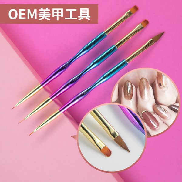set tools quality nail double brush color line marker
set tools quality nail double brush color line marker