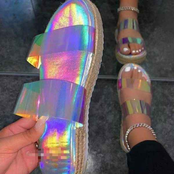 sandals 2021 women fashion outdoor walking flat shoes rhinestone transparent colorful upper ladies rope large size, Black
sandals 2021 women fashion outdoor walking flat shoes rhinestone transparent colorful upper ladies rope large size, Black