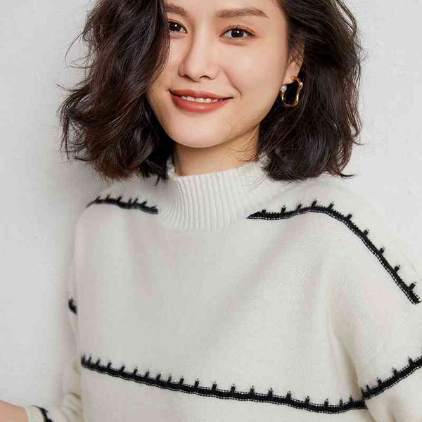 sweaters women cashmere sweaters winter double thickening loose turtleneck jumper female long sleeve casual knit oversized pullover, White;black
sweaters women cashmere sweaters winter double thickening loose turtleneck jumper female long sleeve casual knit oversized pullover, White;black