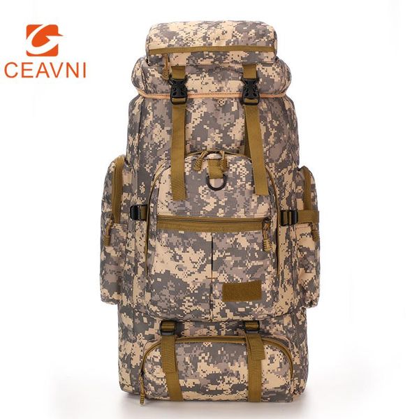 backpack 75l waterproof climbing tactical military bag outdoor camouflage hiking camping mountaineering sports travel backpacks
backpack 75l waterproof climbing tactical military bag outdoor camouflage hiking camping mountaineering sports travel backpacks