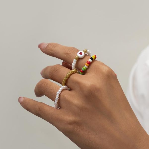 wedding rings 1set bohemia beach fashion white gold color beaded love heart cute cherry acrylic ring for women girls set jewelry gift, Slivery;golden
wedding rings 1set bohemia beach fashion white gold color beaded love heart cute cherry acrylic ring for women girls set jewelry gift, Slivery;golden