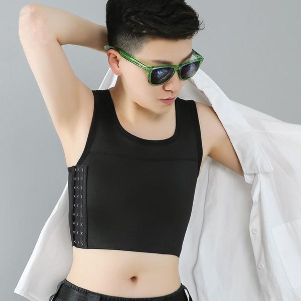 women's shapers chest binder tomboy trans ftm lesbian flatten breast shaperwear vest breathable buckle bandage tank undershirt plus si, Black;white
women's shapers chest binder tomboy trans ftm lesbian flatten breast shaperwear vest breathable buckle bandage tank undershirt plus si, Black;white