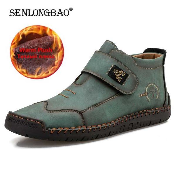winter men's boots comfortable men ankle thick plush warm snow leather autumn outdoor man motorcycle 210619, Black
winter men's boots comfortable men ankle thick plush warm snow leather autumn outdoor man motorcycle 210619, Black