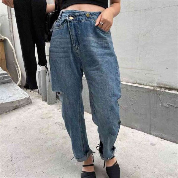 women's jeans hzirip female jeans, baggy harem pants, high waist, cowboy, casual, plus size, for fall wh0x, Blue 
women's jeans hzirip female jeans, baggy harem pants, high waist, cowboy, casual, plus size, for fall wh0x, Blue