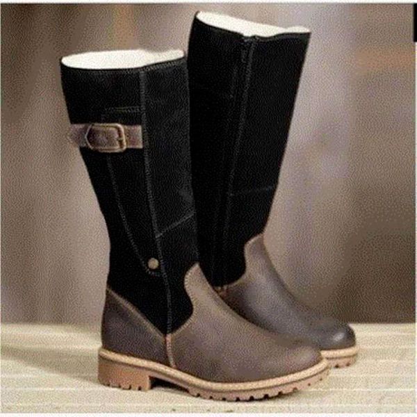 boots 2021 winter autumn knee high long retro low heel warm plush women's shoes wedges knight botas plus size de mujer, Black
boots 2021 winter autumn knee high long retro low heel warm plush women's shoes wedges knight botas plus size de mujer, Black