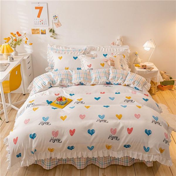 bedding sets korean version set princess style duvet cover 4pcs warm comfortable sheet covers breathable pillowcases no fading
bedding sets korean version set princess style duvet cover 4pcs warm comfortable sheet covers breathable pillowcases no fading