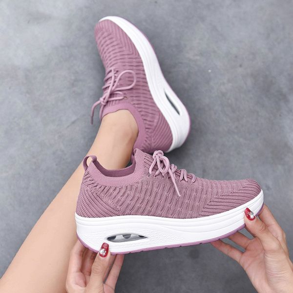 fashion breathable air mesh women shoes wedges heel shoes ladies knitting sock sneakers women platform casual shoes
fashion breathable air mesh women shoes wedges heel shoes ladies knitting sock sneakers women platform casual shoes