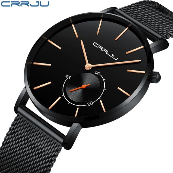 wristwatches crrju face ultra thin clock male men mesh band stainless steel watch fashion simple waterproof relogio, Slivery;brown
wristwatches crrju face ultra thin clock male men mesh band stainless steel watch fashion simple waterproof relogio, Slivery;brown