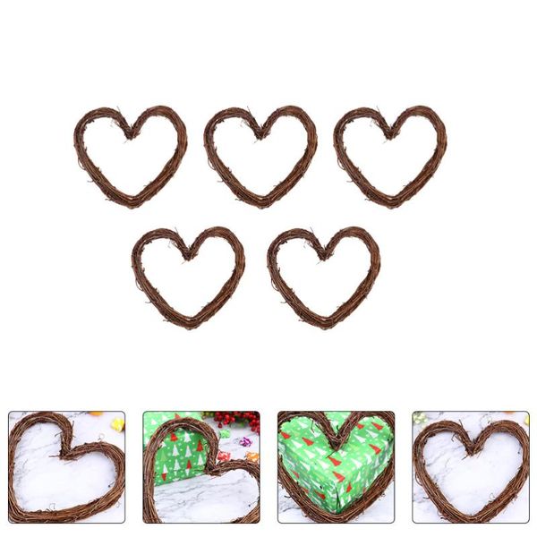decorative flowers & wreaths 5pcs heart shaped rattan wreath love shape adornments xmas pendants
decorative flowers & wreaths 5pcs heart shaped rattan wreath love shape adornments xmas pendants