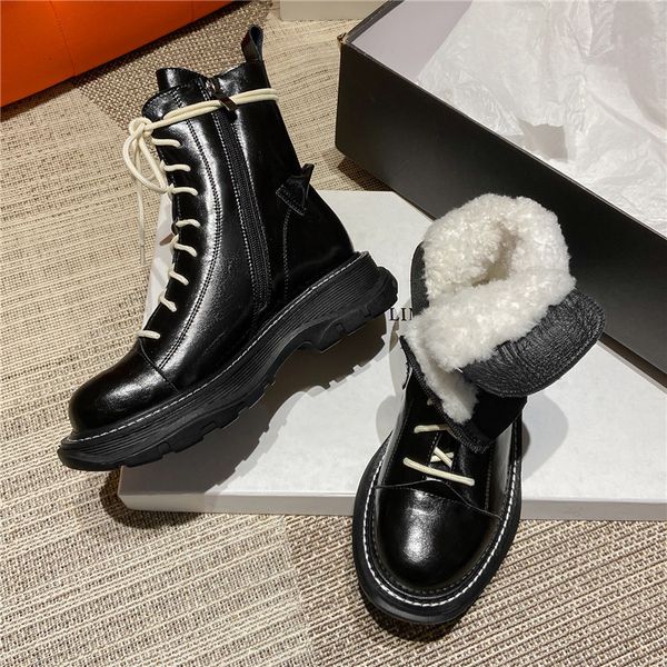 boot fashion snowboots snow women sheep shearling round toe boots handcrafted women's shoes, Black
boot fashion snowboots snow women sheep shearling round toe boots handcrafted women's shoes, Black
