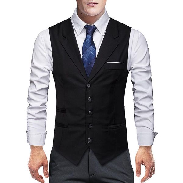 men's vests spring casual u-neck double-breasted slim-fit shadowy business vest suit wedding mj161, Black;white
men's vests spring casual u-neck double-breasted slim-fit shadowy business vest suit wedding mj161, Black;white