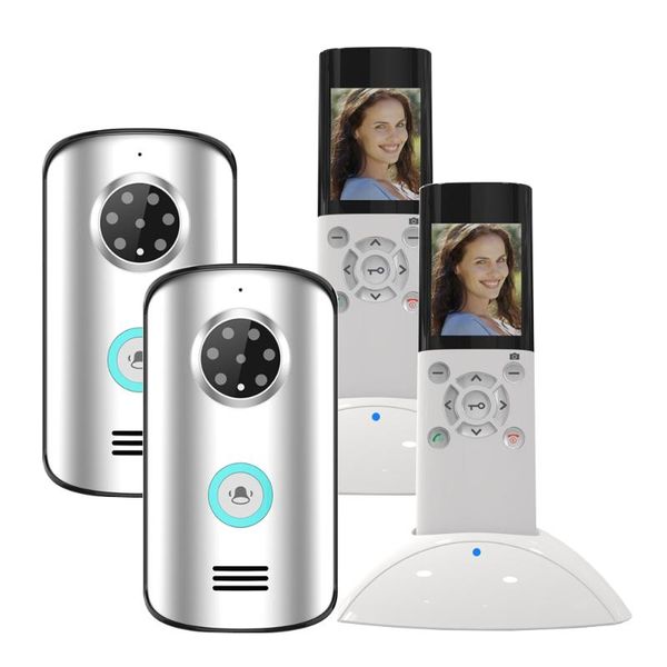 2.4g home wireless video door phone doorbell intercom system 2 indoor to outdoor waterproof ir night vision camera phones
2.4g home wireless video door phone doorbell intercom system 2 indoor to outdoor waterproof ir night vision camera phones