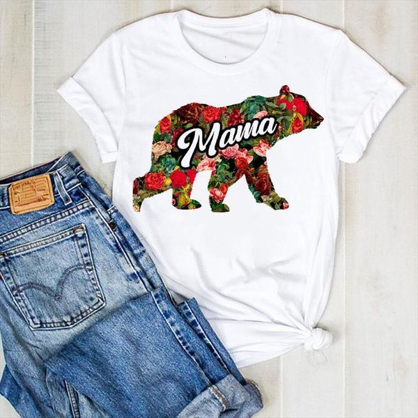 men lady mama bear flower mother short sleeve print ladies summer tee mens female clothes graphic, White;black
men lady mama bear flower mother short sleeve print ladies summer tee mens female clothes graphic, White;black