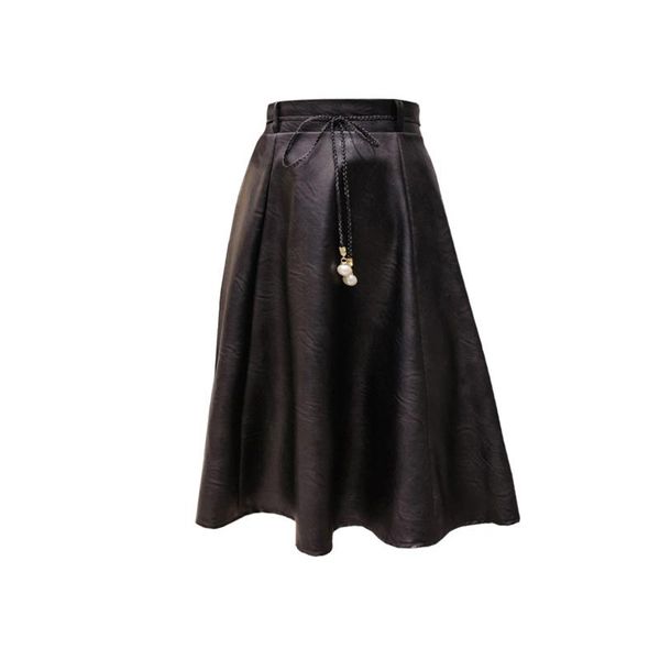 skirts winter fashion large size high waist women pu leather skirt 2021 spring loose vintage half long pleated girls, Black
skirts winter fashion large size high waist women pu leather skirt 2021 spring loose vintage half long pleated girls, Black