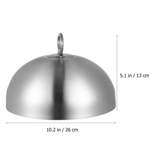 pans stainless steel steak cover teppanyaki dome dish lid anti oil splashing food cooking tool for restaurant home (20cm)
pans stainless steel steak cover teppanyaki dome dish lid anti oil splashing food cooking tool for restaurant home (20cm)
