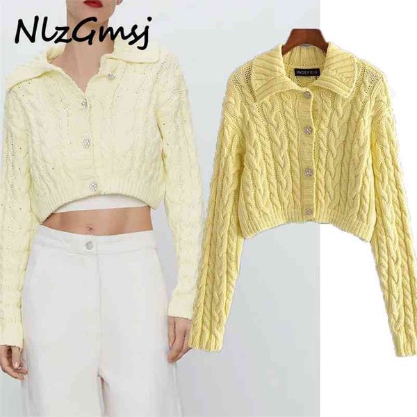cardigan sweater women artificial jewelry buttons vintage long sleeve female outerwear chic 03 210628, White
cardigan sweater women artificial jewelry buttons vintage long sleeve female outerwear chic 03 210628, White