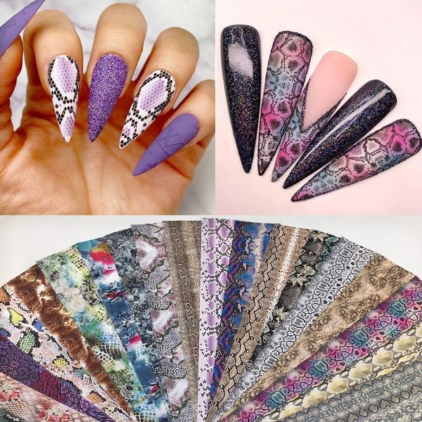 sheets snakeskin nail foils for nails transfer paper sticker sliders adhesive wraps snake art decorations1, Black
sheets snakeskin nail foils for nails transfer paper sticker sliders adhesive wraps snake art decorations1, Black