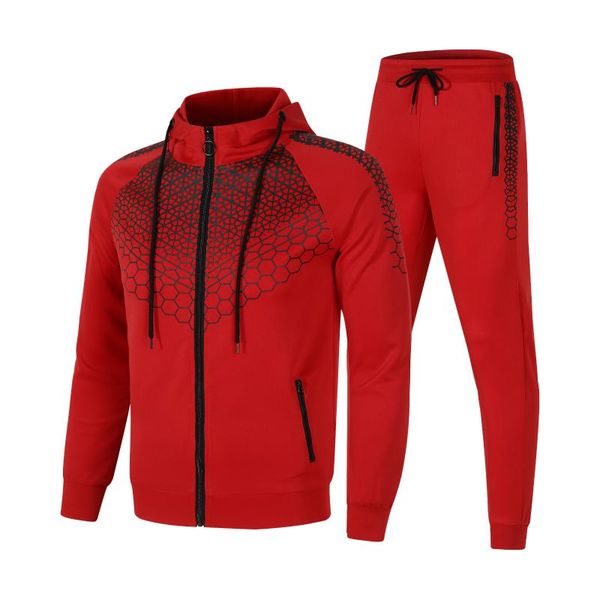 men's tracksuits sportswear hoodie + pants 2 piece set casual loose sweatshirt zipper autumn fashion print plus size wear 202, Gray
men's tracksuits sportswear hoodie + pants 2 piece set casual loose sweatshirt zipper autumn fashion print plus size wear 202, Gray