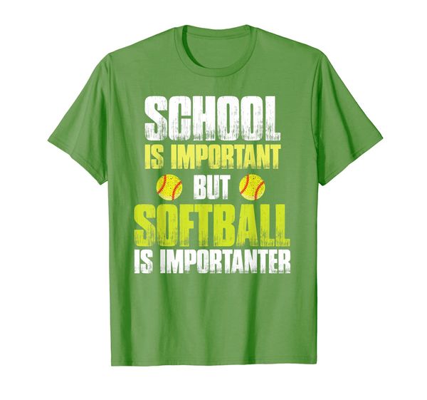 School is Important but Softball Is Importanter Girls Shirt, Mainly pictures
School is Important but Softball Is Importanter Girls Shirt, Mainly pictures