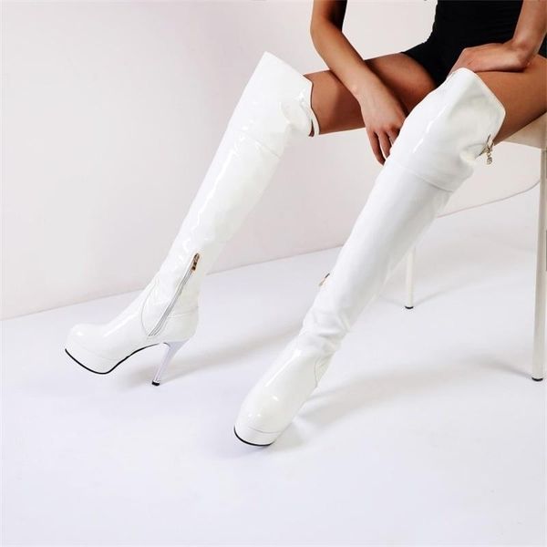 boots shoes and over knee women's super high heel patent leather wine red black white oversized
boots shoes and over knee women's super high heel patent leather wine red black white oversized