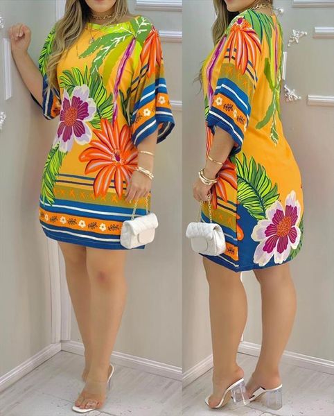 summer mini tropical print half womens dresses sleeve casual round neck chic, Black;gray
summer mini tropical print half womens dresses sleeve casual round neck chic, Black;gray