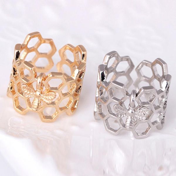 wedding rings creative cute honeycomb ring tiny bee beehive finger hollow geometric hexagon insect party jewelly, Slivery;golden
wedding rings creative cute honeycomb ring tiny bee beehive finger hollow geometric hexagon insect party jewelly, Slivery;golden