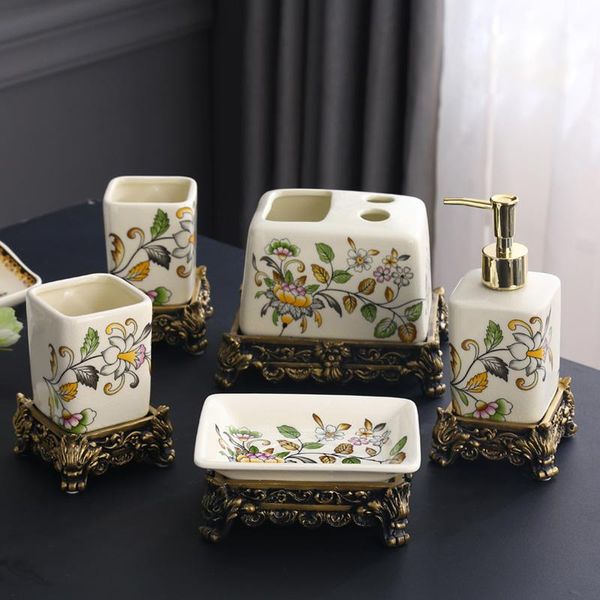 bath accessory set bathroom accessories kitchen dining room storage organization, european retro style decor sets
bath accessory set bathroom accessories kitchen dining room storage organization, european retro style decor sets
