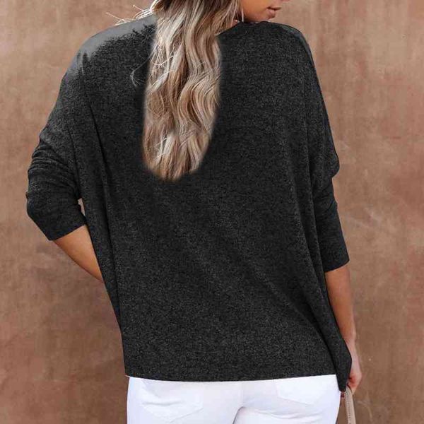 lady simple batwing sleeve all match t-shirt women sweatshirt all match for daily wear, White
lady simple batwing sleeve all match t-shirt women sweatshirt all match for daily wear, White