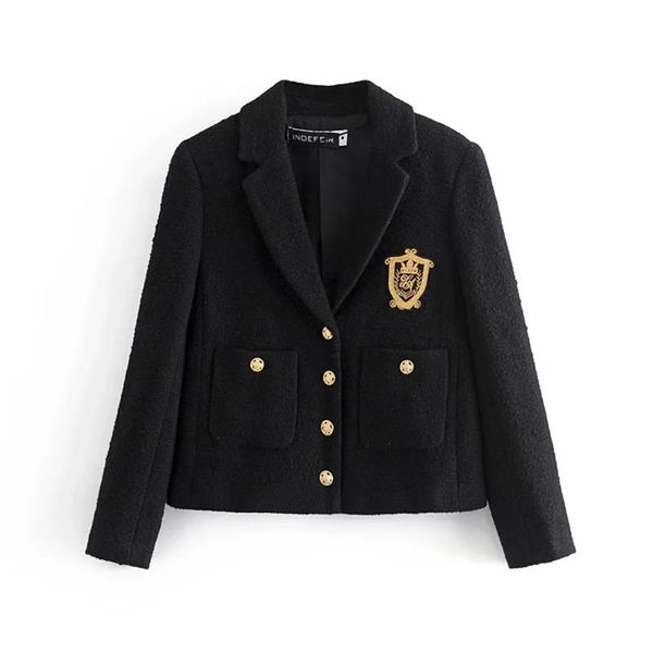 women's jackets fashion vintage college style women black tweed jacket single-breasted pocket long sleeve female uniform coat casaco fe, Black;brown
women's jackets fashion vintage college style women black tweed jacket single-breasted pocket long sleeve female uniform coat casaco fe, Black;brown