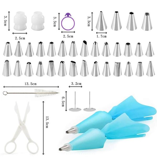 baking & pastry tools 41pcs/set cake decorating kit turntable nozzles for cream cakes stainless steel flower tips bag
baking & pastry tools 41pcs/set cake decorating kit turntable nozzles for cream cakes stainless steel flower tips bag
