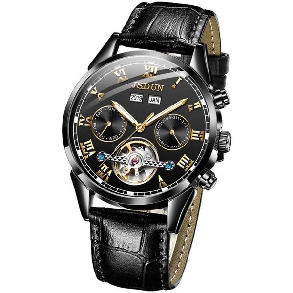 hollow tourbillon mechanical watch men waterproof automatic multifunction original genuine fashion clock wristwatches, Slivery;brown
hollow tourbillon mechanical watch men waterproof automatic multifunction original genuine fashion clock wristwatches, Slivery;brown