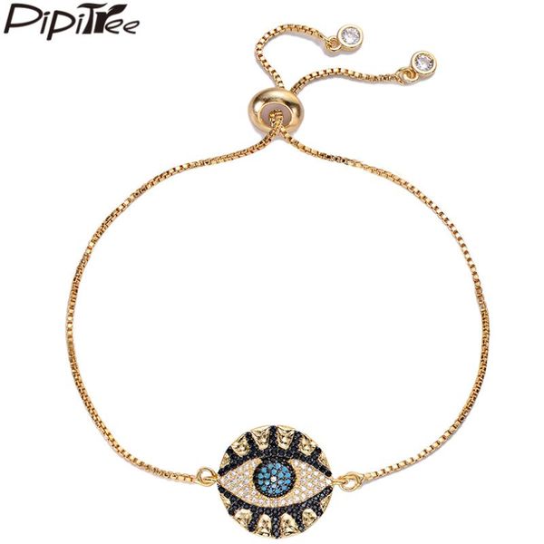 charm bracelets pipitree unique long eyelashes evil eye bracelet cz zircon crystal round chain for women men jewelry pulseras, Golden;silver
charm bracelets pipitree unique long eyelashes evil eye bracelet cz zircon crystal round chain for women men jewelry pulseras, Golden;silver