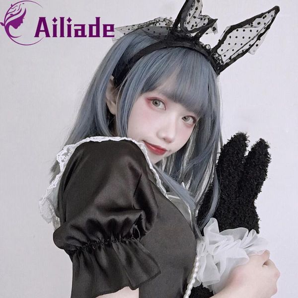 straight wig bangs blue long heat resistant synthetic hair for cospaly lolita party halloween women african american1, Black
straight wig bangs blue long heat resistant synthetic hair for cospaly lolita party halloween women african american1, Black