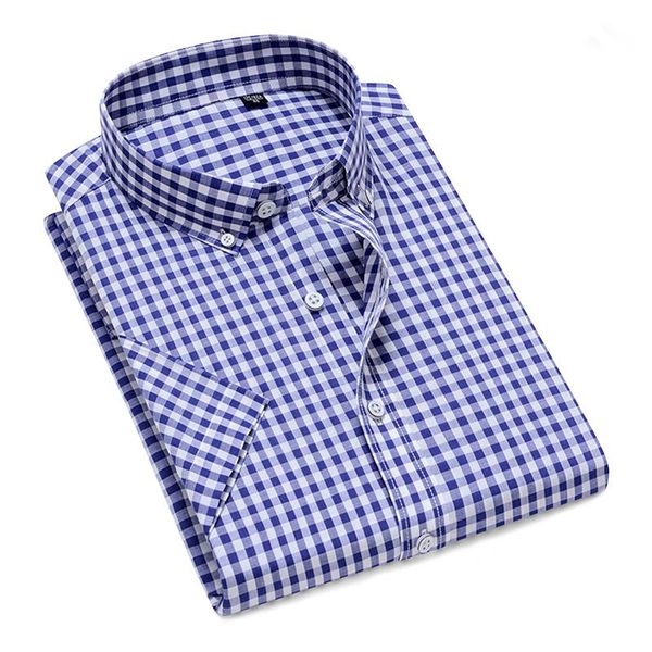 men's casual shirts 2021 men shirt 100% cotton male short sleeve summer man causal plaid brand clothes soft da026, White;black
men's casual shirts 2021 men shirt 100% cotton male short sleeve summer man causal plaid brand clothes soft da026, White;black
