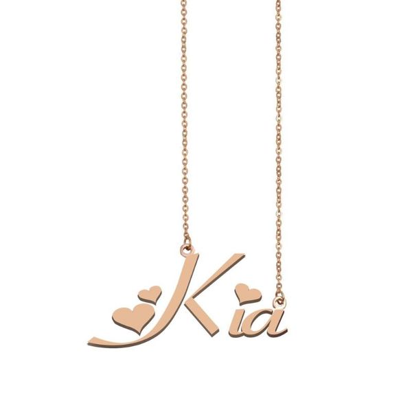 pendant necklaces kia name necklace , custom for women girls friends birthday wedding christmas mother days gift, Silver
pendant necklaces kia name necklace , custom for women girls friends birthday wedding christmas mother days gift, Silver