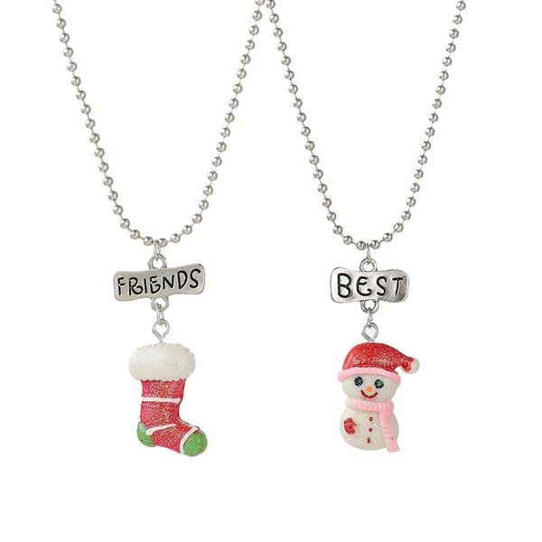 kerst friend necklace friendship gifts for women christmas birthday jewellery choker naszyjnik pendant necklaces, Silver
kerst friend necklace friendship gifts for women christmas birthday jewellery choker naszyjnik pendant necklaces, Silver