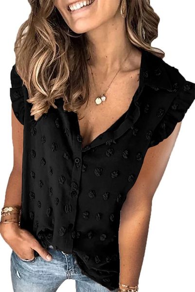 women's t-shirt women shirt t-shirts sleeveless black tee summer turn-down collar button fashion female 3xl big size, White
women's t-shirt women shirt t-shirts sleeveless black tee summer turn-down collar button fashion female 3xl big size, White