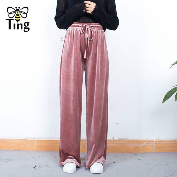 winter autumn elastic waist velvet pants fashion casual wide leg trousers streetwear bottoms 4 colors 210513, Black;white
winter autumn elastic waist velvet pants fashion casual wide leg trousers streetwear bottoms 4 colors 210513, Black;white