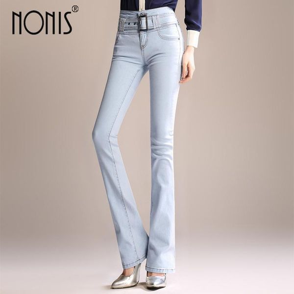 women's jeans nonis 2021 high waist women vintage skinny female slim elastic pants denim with belt three color, Blue
women's jeans nonis 2021 high waist women vintage skinny female slim elastic pants denim with belt three color, Blue
