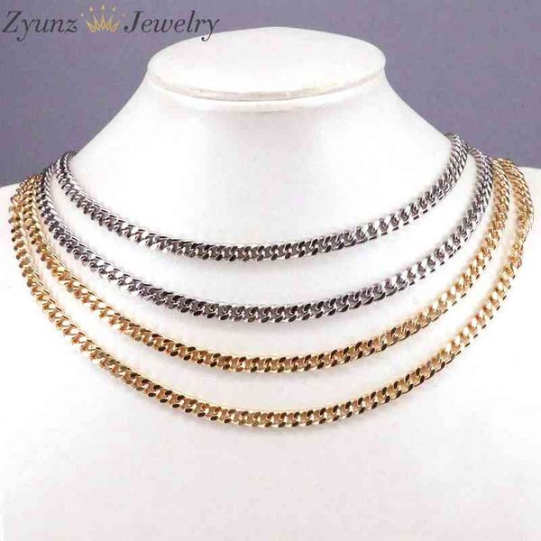 10pcs, curb cuban women necklace chain gold silver color metal necklaces for fashion jewelry making accessories x0509, Black
10pcs, curb cuban women necklace chain gold silver color metal necklaces for fashion jewelry making accessories x0509, Black
