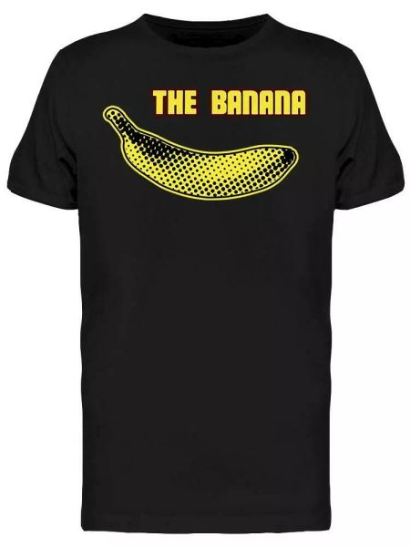 the banana pop art tee men's -image by shutterstock, White;black 
the banana pop art tee men's -image by shutterstock, White;black